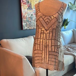 Beaded Parker dress